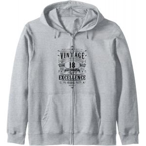 Kalanka-R&eacute;tro 18&egrave;me Anniversaire Pour Femme Fille 18 Ans 2004 Sweat &Agrave; Capuche - Neuf