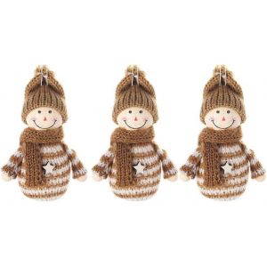 No&euml;l En Peluche Poup&eacute;e Ange Ornements: No&euml;l Suspendus Ange Poup&eacute;e Jouet En Peluche Figurines Arbre De No&euml;l Pendentif Ornement Pour Windows Porte Fireplace3pcsbro - Neuf