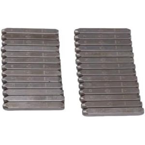Kit d'estampage pour m&eacute;tal, 36 poin&ccedil;ons num&eacute;riques en acier au carbone de 6 mm - Neuf