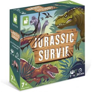 Jurassic Survie - Jeu De Soci&eacute;t&eacute; Enfant - Jeu Educatif Collaboratif - Jeu Pour La Famille - Langue Fran&ccedil;aise - D&egrave;s 7 Ans, J02459[Z633] - Neuf