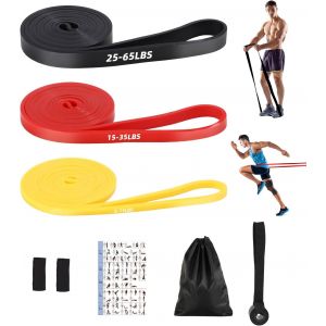 Bandes De R&eacute;sistance Avec Ancrage De Porte,Poign&eacute;e,Sac De Transport,Bandes De R&eacute;sistance Pour Fitness,&Eacute;tirement,Yoga,Musculation,Pilates.[K1167] - Neuf
