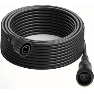 KAL-Rallonge Guirlande Exterieure 6M Prolongateur Electrique, Ip65 Étanche Rallonge Electrique 2 Pin Rallonge Guirlande Avec Connecteurs Mâle Et Femelle Pour Guirlande Lumineuse De Noël - Neuf