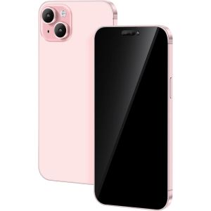 ERYI-Affichage Faux Jouets Téléphone Téléphone Portable Modèle Métallique Réplique Non Fonctionnement 1:1 Téléphone Pour Téléphone 15 Faux Jouet Mobile (Pour 15 Couleur Rose Écran Noir) - Neuf