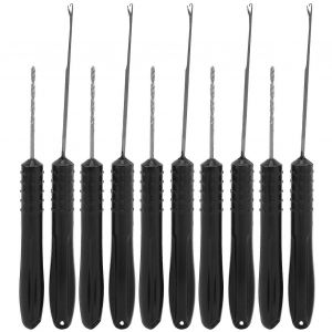 5 Pack 2pcs Set P&ecirc;che App&acirc;t Aiguille Perceuse Hame&ccedil;on Stringer Anti-Slip Abs Poign&eacute;e En Plastique - Neuf