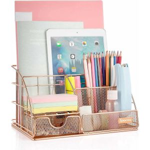 Organisateurs de bureau et accessoires,Grand,Tout-en-un Organisateur de bureau Porte-crayons avec tiroir - Neuf