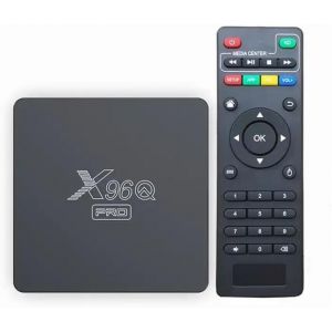 Loc-X96Qpro 1 Go De Ram Et 8 Go De Rom Box Android Tv Box Media Player Haute Qualité(Android 10.0)Avec Telecommande Et Cable Hdmi,Lecteur Multimédia Boite Tv 4K - Neuf