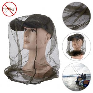 Chapeau En Maille Pour L'exterieur, Anti-Moustiques, Masque, Filet De Protection Pour La Tete, Anti-Insectes (Vert) - Neuf