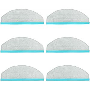 Lot De 6 Chiffons De Nettoyage Pour, Pad D'Essuyage, Robot Aspirateur Chiffon Chiffons, Accessoires Cube, Chiffons De Rechange, Convient À Tous Les Types De Sols[SSE7113917] - Neuf