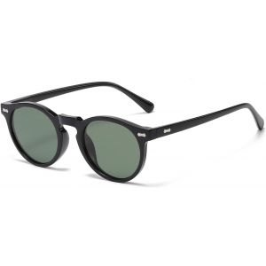 Lunette De Soleil Polaris&eacute;e Ronde Homme Femme Vintage R&eacute;tro Lunettes De Soleil Femme Polaris&eacute;es Protection Uv400 - Neuf