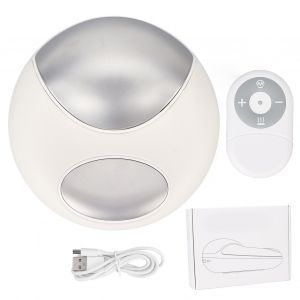 Masseur De Main Rechargeable, Therapie Par Compresse Chaude Reglable, Masseur Electrique Pour La Paume Des Mains, Pour L'engourdissement Des Doigts, Blanc - Neuf