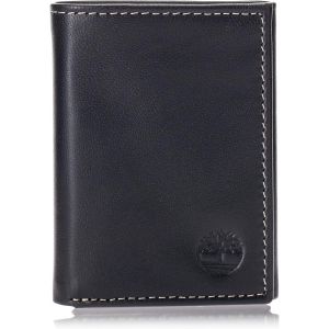 CAUC-Leather Trifold Wallet with Id Window Accessoire de Voyage-Portefeuille à Triple pli Homme - Neuf