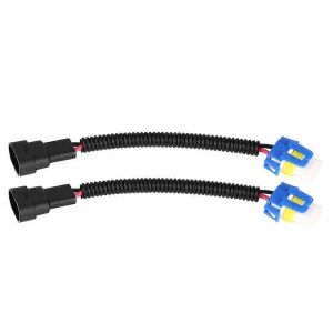 Lot de 2 connecteurs en c&eacute;ramique 9006,adaptateurs de prises pour faisceau de c&acirc;bles - Neuf