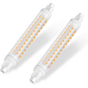 Kalanka-Ampoule Led R7s 118mm 10w 1050lm, &iquest;&iquest;Quivalent 100w J118 Lampes Halog&iquest;&iquest;Nes, Blanc Chaud 3000k, R7s Led 118mm, &iquest;&iquest;Clairage &iquest;&iquest; Faisceau 360 &iexcl;&Atilde;, Ac 220-240v, Non-Dimmable, Lot De 2 - Neuf