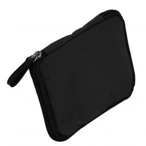 HJLIAN Sac de rangement portable multipoches en nylon pour passeport, documents, cartes de credit (noir) - Neuf