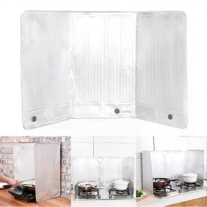 Écran Plaque Batterie De Cuisine Aluminium Cuisine Friture Gaz Cuisinière Protecteur Déflecteur D'huile Poêle Protection Contre Les Éclaboussures D'huile Accessoires De Cuisine - Neuf