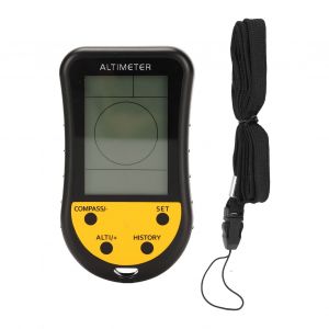 altimetre numerique LCD, barometre, boussole, previsions meteo, thermometre, horloge, 8 en 1, cadran electronique multifonctionnel - Neuf