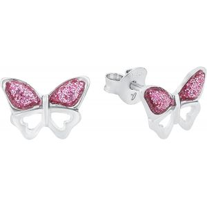 Boucles D'oreilles En Argent Sterling 925 Pour Filles, Boucles D'oreilles Pour Enfants, Avec Zircone Synth&eacute;tique, Motif, Livr&eacute;es Dans Un Coffret Cadeau &Agrave; Bijoux - Neuf