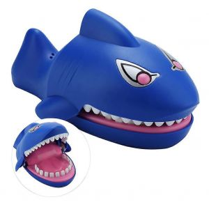 Jouets d&eacute;licats de doigt de morsure de requin &agrave; choc &eacute;lectrique avec jeu de truc son et lumi&egrave;re - Neuf