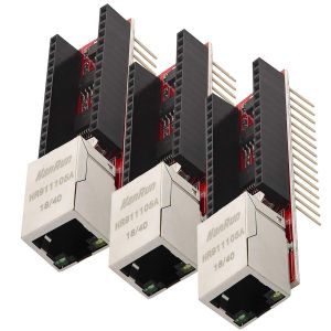 3 X Enc28j60 Ethernet Shield Compatible Avec Nano V3.0 Et Arduino Y Compris Un Ebook - Neuf