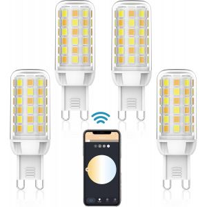 10 Pièces Ampoule Halogène G9 40w 230v Dimmable, Blanc Chaud 2700k 520lm, Ampoules Capsule G9 Pour Four, Micro-Ondes, Plafonniers, Lampes Murales - Neuf