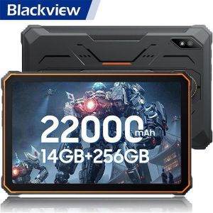 Tablette Tactile Incassable Blackview Active 8 Pro 10.36" 2.4K FHD+ 16Go+256Go(SD 1To) 22000mAh(33W) G99 48MP+16MP Android 13 NFC - Orange - Neuf