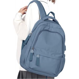 Sac &agrave; dos Scolaire Cartable College Fille Garcon Sac &agrave; dos Loisir Sac de Voyage Sac &agrave; d'&eacute;cole l&eacute;ger 14 Pouces Imperm&eacute;able Sac &agrave; Dos pour Prdinateur Portable Sac a Dos Femme.[T165] - Neuf