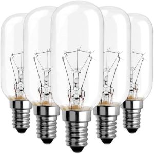 Ampoule Hotte Aspirante,Ampoule Hotte Cuisine,Ampoules Incandescentes,Spot Hotte Aspirante,Ampoule Pour Hotte Aspirante,Ampoule E14 40W 26x80 (Pack 5) - Neuf