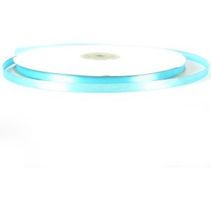 Ruban De Satin Bleu Ciel - 91 M - Tissu Fin Pour Emballage Cadeau, D&eacute;coration De Mariage, Travaux Manuels - Neuf