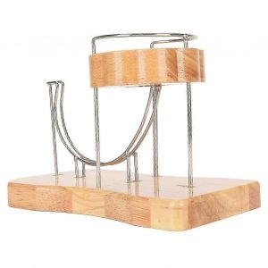 Machine à mouvement perpétuel à base en bois robuste pour un soulagement énergétique continu et une réduction du stress avec prise américaine universelle 100-240 V - Neuf