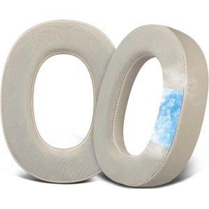 KAL-Gel De Refroidissement Mousse Coussin Coussinets Pour Jabra Elite 85H Supra-Auriculaire Sans Fil Casque, Coussinets Avec Tissu De Soie De Glace, Mousse D'Isolation Phonique - Neuf
