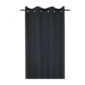 1 Rideau 140 X 260 Cm Bea Charbon - Neuf