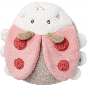 068566 Bouillotte Coccinelle - Coussin Chauffant/Rafra&icirc;chissant Bienfaisant Aux Noyaux De Cerise Dans Une Adorable Forme De Coccinelle - Pour B&eacute;b&eacute;s Et Tout-Petits D&egrave;s 0 Mois - Taille 18 Cm - Neuf
