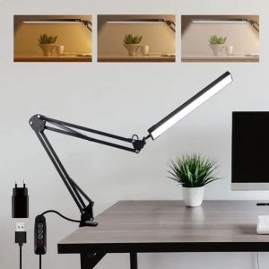 Powerking Lampe De Bureau,Lampe De Travail D'architecte À Bras Articulé Réglable Avec Pince Lamp Lampe De Bureau Classique Pour ,21 - Neuf
