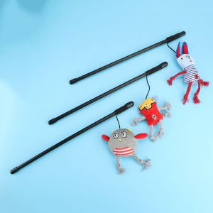 Hjlian Lot De 3 Jouets En Peluche Pour Animaux De Compagnie, En Forme De Dessin Anime, Pour Chat, Avec Dispositif Sonore Interactif - Neuf