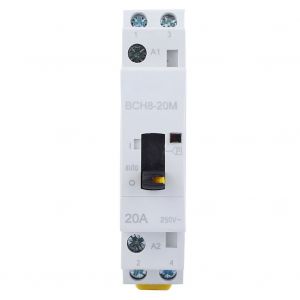 Contacteur CA domestique BCH8-20M avec fonction manuelle 2P20A 24V 1NO 1NC - Neuf