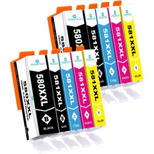 CLI-581 PGI-580 Cartouches d'encre de rechange pour Canon PGI-580 CLI-581 PGI580 CLI581 XXL compatibles avec Canon Pixma TR8550 TS6150 TS8150 TR7550 TS8250 TS6250 TS9550 TS8150 1 TS61. 51 - Neuf