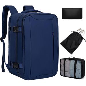 Nzqaf-Pour Ryanair Sac À Dos De Voyage 40x20x25 Sacs De Cabine Sac À Dos Voyage Avec Organiseur De Bagage 3 Sets Avion Bagages À Main 20l - Neuf