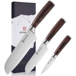 Couteaux De Cuisine Set Professionnel En Acier Inoxydable, Couteau Cuisine Office Chef Universel Multifonction Pour Viande L&eacute;gume Restaurant - Neuf