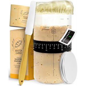 Moule à baguette antiadhésif avec toile de boulangerie et couteau de boulangerie ¿ 4 plaques de cuisson pour baguettes ¿ Idéal comme plaque à baguettes, moule à pain, moule à baguette, - Neuf