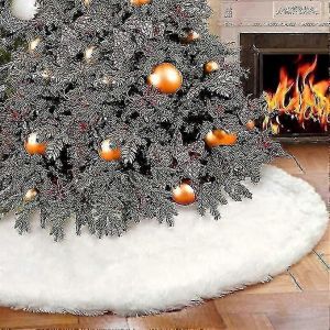 Jupe de sapin de No&euml;l, tapis de sapin de No&euml;l, d&eacute;corations festives pour sapin de No&euml;l - Neuf