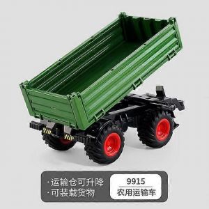 Children's Farmer Car Farm Tractor Inertia Toy Car Model Transport Trailer Engineering Vehicle-accessoires15 - Neuf