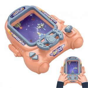 Console de jeu de combat portable, avion de combat amusant, machine de jeu d'aventure r&eacute;volutionnaire, jouet pour gar&ccedil;ons et filles, jeu d'aventure exquis-Rose - Neuf