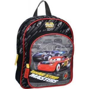 KALSC-Sac À Dos-Cars-Noir-Enfant-Ecole-Primaire-Maternelle-Garderie-Crèche-Cartable Mixte-Taille 30 Cm-Bretelles Réglables - Neuf