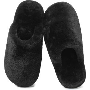 Kalanka-Chaussons Femme Homme Hiver Pantoufles Fourrés Chaud Confortable Antidérapants Souples Cozy Peluche Doublure Maison Douce - Neuf