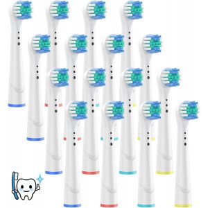 Kgabery-Brossette De Rechange Compatible Pour Braun Oral B Têtes Brossettes De Rechange Têtes Brosse Embout Precision Floss Cross Action Clean Générique Sensitive Pour Brosse À Dents Électrique Pack - Neuf