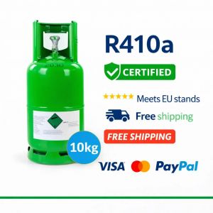 R410A 10 kg - Gaz r&eacute;frig&eacute;rant certifi&eacute; UE - Neuf