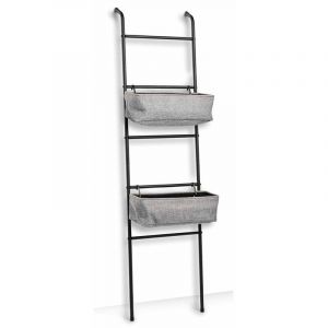 Zeller - Support De Salle De Bain Sous La Forme D'Une &eacute;chelle, 2 Paniers - Neuf