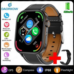 2025 Nouvelle Mode Intégré 6 Étoiles Gps Position Montre Intelligente Femmes 2.01 ''Amoled Hd Écran Ip68 Étanche Sport Bracelets Dames.Black Belt. - Neuf