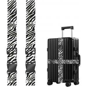 CAUC-Sangles pour valises Set de 2 pi&egrave;ces Sangles pour valises Ceinture pour valises Ceinture pour valises Ceinture pour valises Multicolore Boucles de Protection pour Bagages Set de Sangles (180 * 5 - Neuf