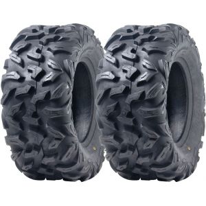 25x10.00R12 ATV Tyre 255/65R12 OBOR Vulture 6ply Road Legal 67J 307kg (Set of 2) - Neuf